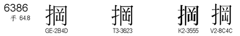 U+6386